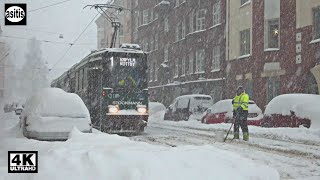 HEAVY Snowfall after Blizzard in Helsinki Finland ☃️❄️🌨 [upl. by Burns870]