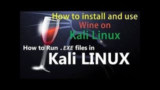 How To Install Wine OR How to Run exe File In Kali LInux [upl. by Deb]