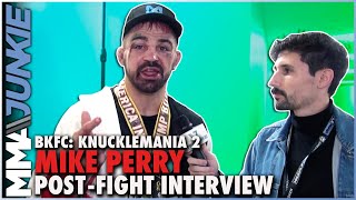 Mike Perry calls for BKFC title shot vs Thiago Alves happy he made Julian Lane bleed [upl. by Toshiko]