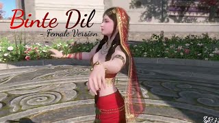 Binte Dil Female  Padmaavat  Animated Song [upl. by Dilisio412]