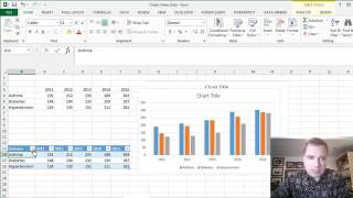 Excel Video 471 Excel 2013 Change Chart Plot Order [upl. by Nine]