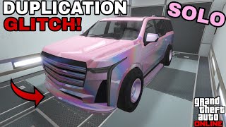 NEW BEST SOLO CAR DUPLICATION GLITCH EASY  Make MILLIONS  GTA 5 Online [upl. by Aihsekan167]