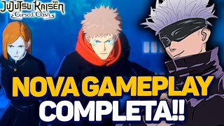 MOSTRARAM TUDO NOVA GAMEPLAY OFICIAL DE JUJUTSU KAISEN CURSED CLASH [upl. by Aistek]