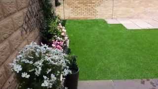 Artificial Grass Installation With Indian Sandstone [upl. by Adnerad]