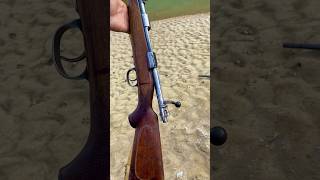 7mm mousar rifle review 😱shorts made in usa model 77 [upl. by Ellienad837]