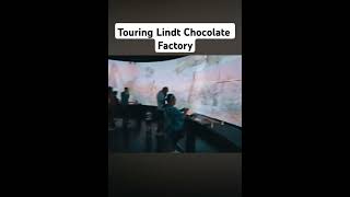 Touring Lindt Chocolate Factory lindt switzerland zurich [upl. by Yrgoerg806]