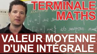 Valeur moyenne dune intégrale  Le rappel de cours  Maths terminale  Les Bons Profs [upl. by Ellener]