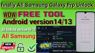 📢BOOM🔥All Samsung FRP Bypass Free Tool One Click Unlock Android version 14131211 [upl. by Gschu782]