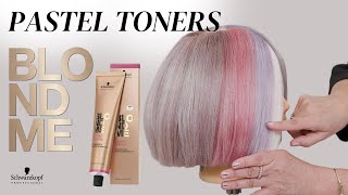 🍬 New BLONDME Pastel Toners amp Shade Swatches 🍬 Schwarzkopf Professional USA [upl. by Teeniv]