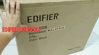 Edifier R2850db Bookshelf Speaker  Unboxing Review amp Inside box view secret redonwebtv7300 [upl. by Ylas]