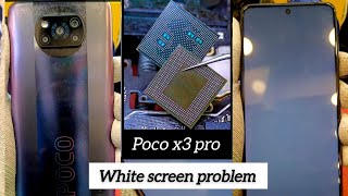 poco x3 pro  white screen problem  white screen solution  white display problem [upl. by Vergos]