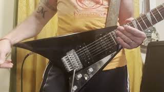 Randy Rhoads RR3 Flying V Jackson Guitar Review [upl. by Bocyaj]