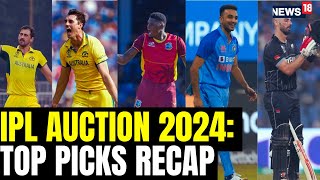 IPL 2024 Auction Live  IPL 2024 Auction Highlights LIVE  Pat Cummins  Mitchell Starc  N18L [upl. by Lud373]