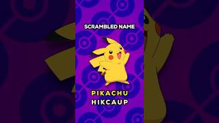 Name The Pokemon Scrambled Up pokemon pokemontrivia pokemoncommunity [upl. by Talya603]