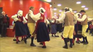 Dans på kulturnatten i Växjö bibliotek 20140125 [upl. by Assenna877]