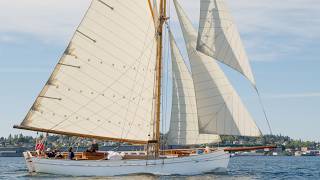 Installing the Capstan  hoisting topsails [upl. by Lamond]