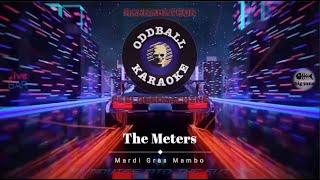 The Meters  Mardi Gras Mambo karaoke instrumental lyrics  RAFM Oddball Karaoke [upl. by Godrich700]