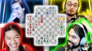 Im Already Live  4 Player Chess with BotezLive GothamChess and akaNemsko [upl. by Nnaasil]