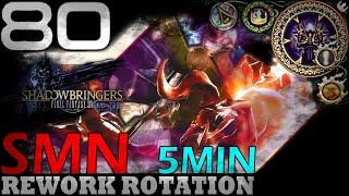 Endwalker Summoner 80 Changes amp Rotation [upl. by Arrik]