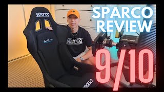 1 mth review of the Sparco QRT Racing Seat simracing sparco mclaren oscarpiastri [upl. by Eerdna618]