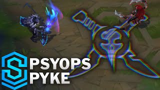 PsyOps Pyke Skin Spotlight  PreRelease  League of Legends [upl. by Sherfield]