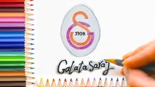 Galatasaray Amblemi Kolay Çizimi 2019 [upl. by Ynnot]