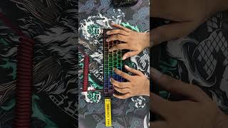 Wooting 60 HE  Lekker Switches  Rapid Trigger Keyboard  Sound Test wooting lekker [upl. by Parrie]