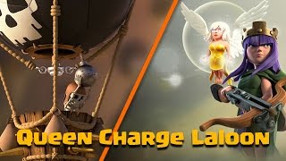 TH9 War Strategy  Queen Walk  Lavaloon  Clash Of Clans [upl. by Abil]