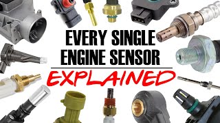 EVERY ENGINE SENSOR EXPLAINED  MAF MAP IAT TPS 02 NOx EGT  How it works location OBD2 code [upl. by Aisel]