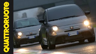 Abarth 695 Biposto Test Drive  Prova su Pista [upl. by Corella]