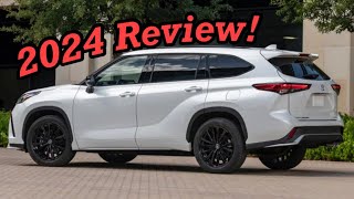 UNEXPECTED 2024 Toyota Highlander and highlander hybrid changes and more [upl. by Ymar]