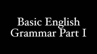 Basic English Grammar For Learning Latin Part I [upl. by Stevie569]