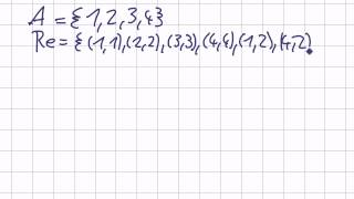 Mathematik für Informatik Studenten 24  Mengenlehre  Äquivalenzrelation [upl. by Rasmussen484]