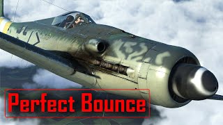 The Perfect Bounce  Fw 190 D9 Dora  IL2 Great Battles [upl. by Baun]