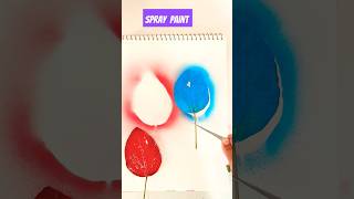 Spray Paint 🍁🩷️ytshorts art sprayart spraypaintingart spraypaint spray satisfyingart yt [upl. by Alegna]