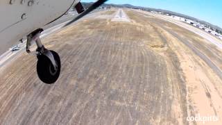 Landing seen from the nose wheel [upl. by Angele]