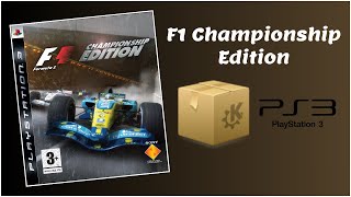 F1 Championship Edition PKG PS3 [upl. by Ative]