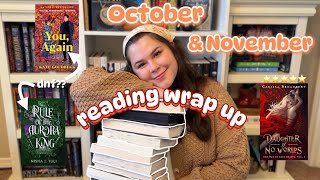 All the books I read in October amp November🍂✨ reading wrap up📚 [upl. by Lavinie592]