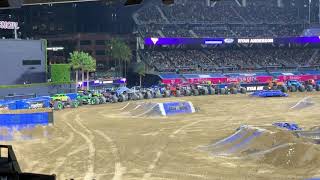 Monster JAM 2019 San Diego SonUva Digger Freestyle Winning Run [upl. by Nida270]