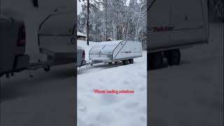 Look to Floe for all of you winter hauling solutions floe utilitytrailer letitsnow [upl. by Onimixam]