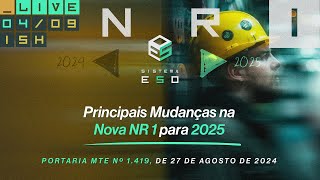 Principais Mudanças na Nova NR 1 para 2025 [upl. by Xylon]