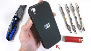 Testing the Rugged CAT S41  Scratch Burn BEND Tested [upl. by Animaj]