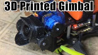 3D printed Gimbal for drone Ultralight [upl. by Lorens386]