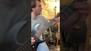 practicing  improv  b standard metalguitar metal guitar [upl. by Airotnahs204]