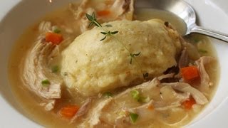 Chicken amp Dumplings  Stewed Chicken with Thyme Creme Fraiche Dumplings [upl. by Garibald655]