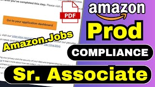 Amazon Prod Compliance Test Answers  Prod Compliance Senior Associate  Amazon Jobs Online Test [upl. by Ahtebat]