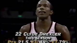 Clyde Drexler 39 Pts 9 Asts 3 Stls vs SuperSonics 1991 WCR1 Game 1 [upl. by Krefetz]