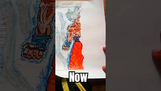 My 10 years art vs 12 years art anime goku naniarts7 [upl. by Arimaj]