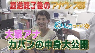 どさんこワイド朝番外編～大家彩香アナウンサー カバン中身大公開…突撃！アナウンス部リポート！～ [upl. by Uis]