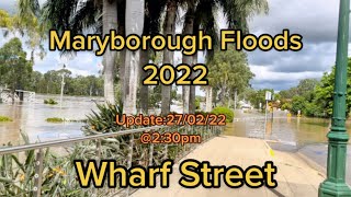 Flood Update  Maryborough Floods 2022  February 27022022 230 pm [upl. by Deny388]